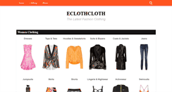 Desktop Screenshot of eclothcloth.com